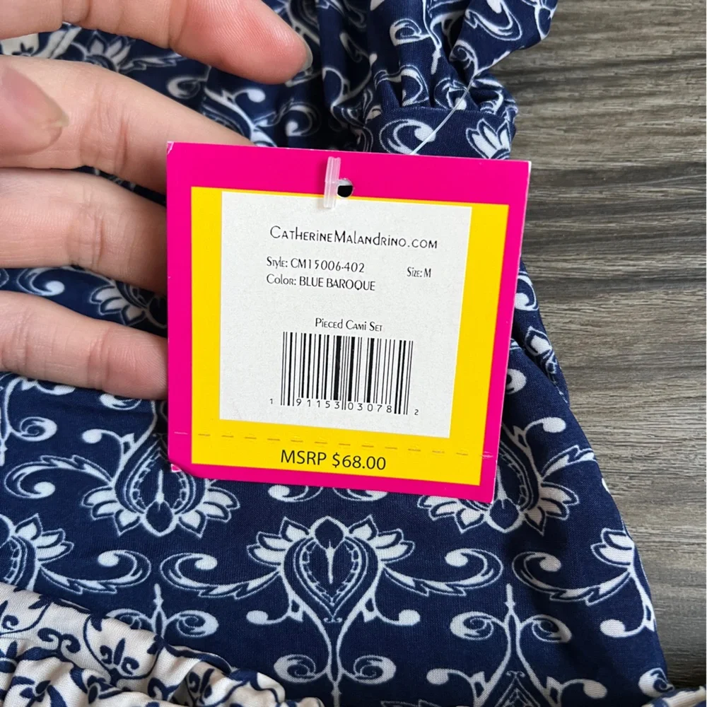 Catherine Malandrino Paisley Print Cami Set - Picture 5 of 6
